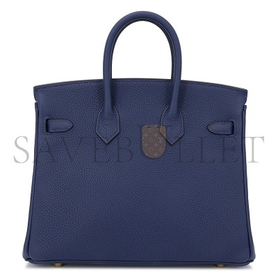 HERMES BIRKIN 25 TOGO GOLD HARDWARE (25*20*13cm)